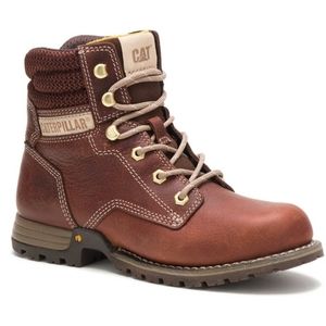 Caterpillar Brown Lace-Up Work Boots